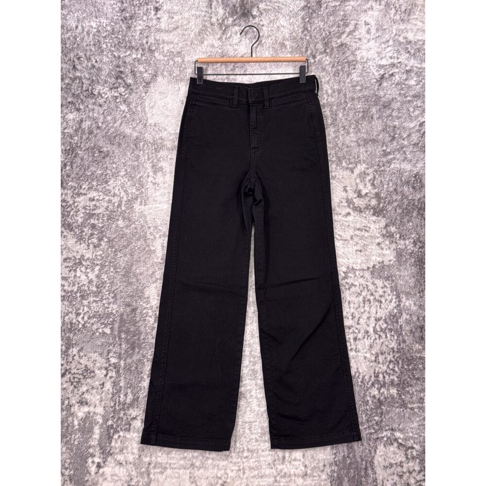 AYR Jeans 26 Short Womens The Special Sauce Black Denim Straight Trouser